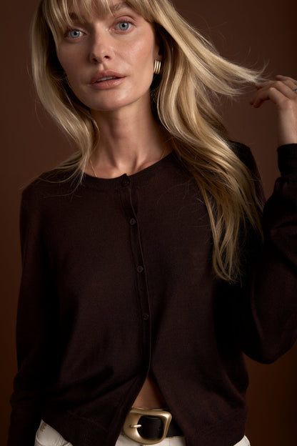 The Merino Silk Cardigan