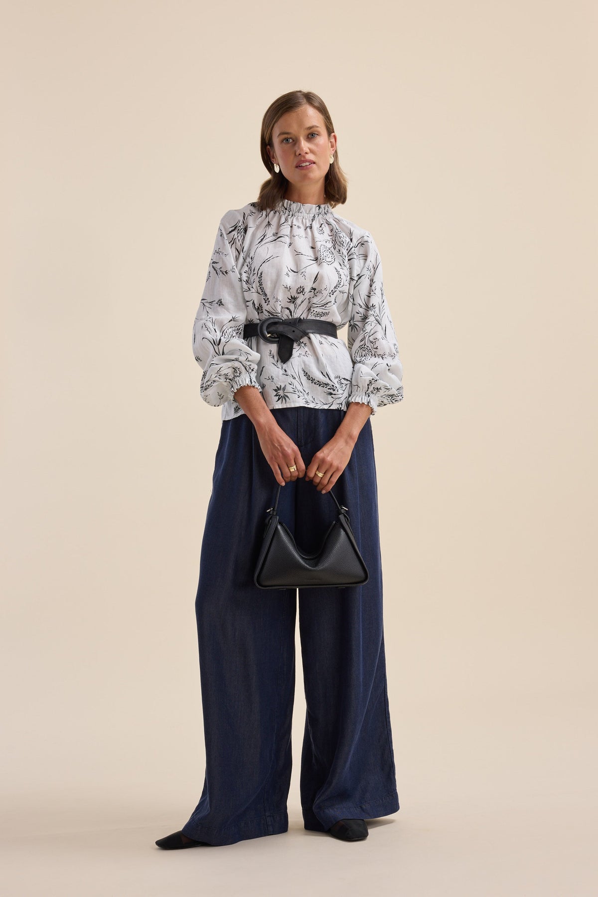The Frill Detail Long Sleeve Blouse