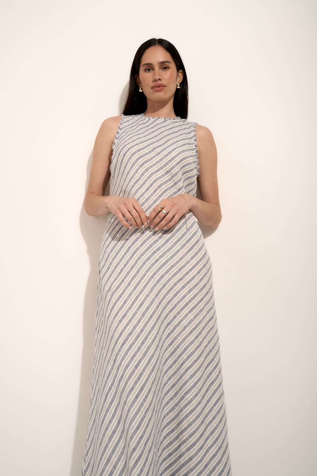 Maui Striped Maxi Dress