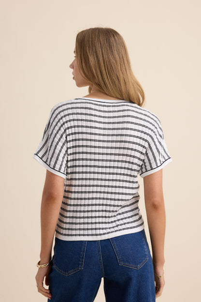 The V Neck Knitted Top