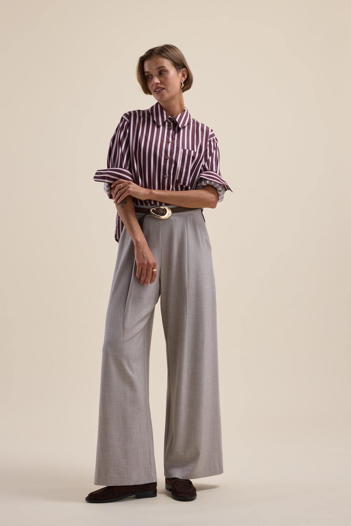 Leah Stripe Detail Shirt
