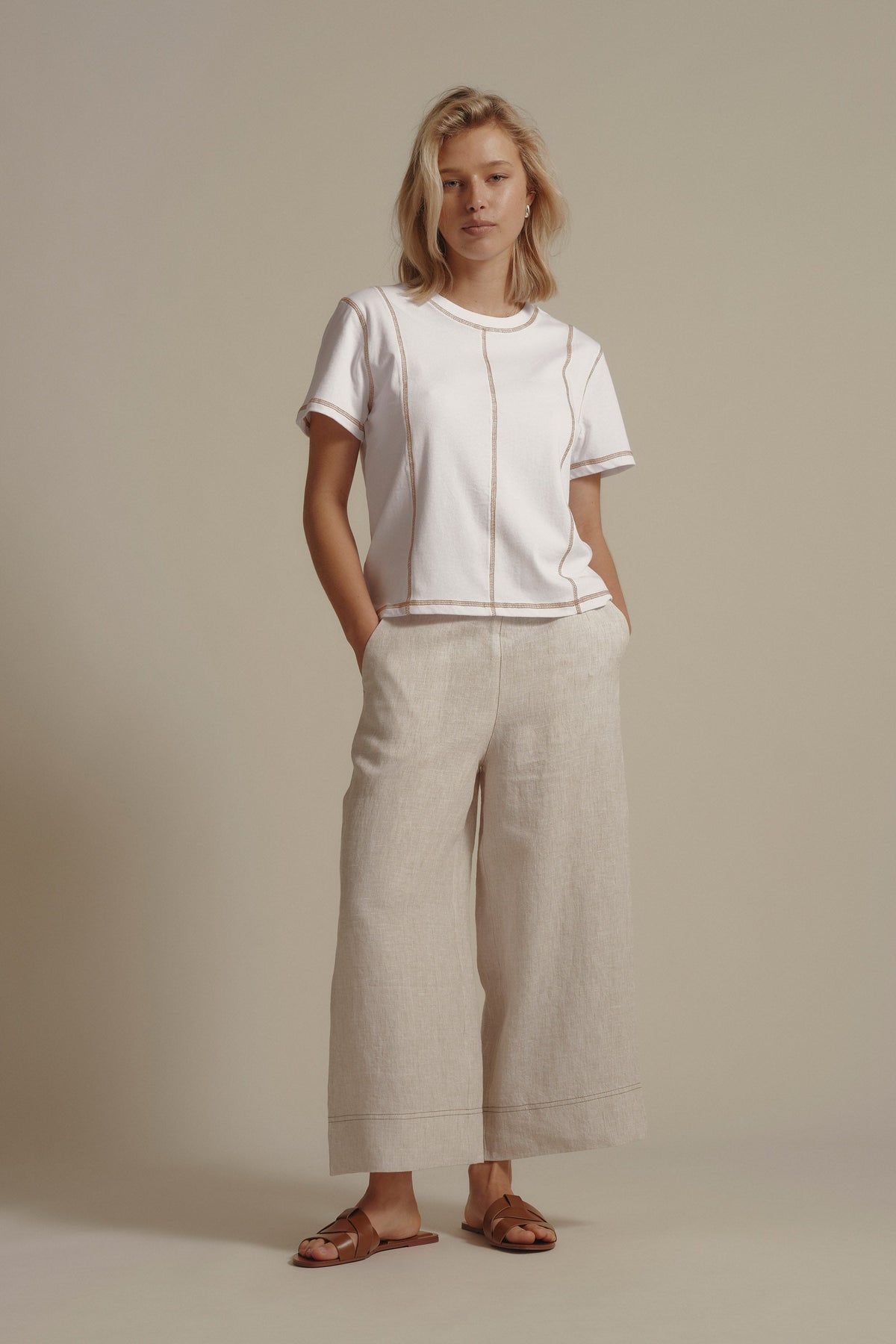 High Tide Linen Crop