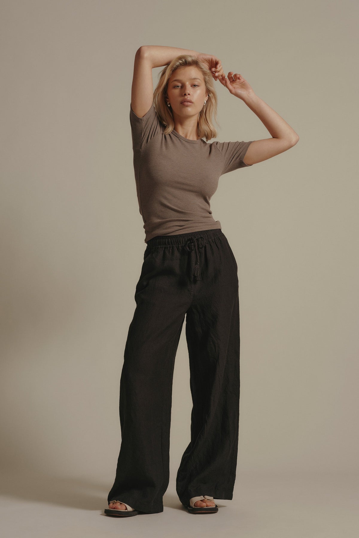 Seacomber Wide Leg Linen Pant