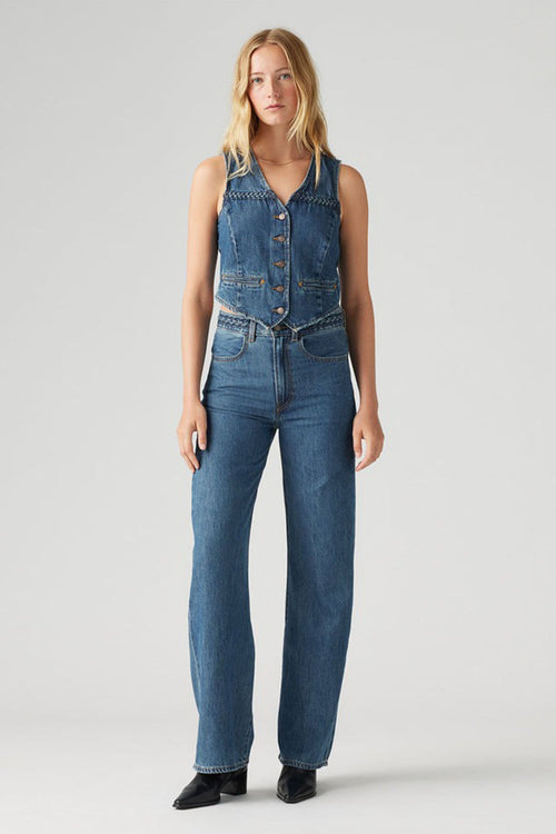 Levi's Ribcage Braided Wide Leg Jeans