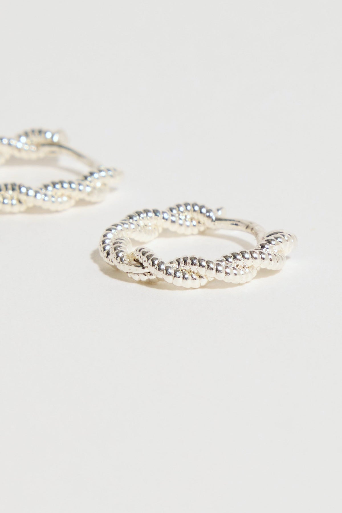 Atelier 19 Twisted Huggie Earrings