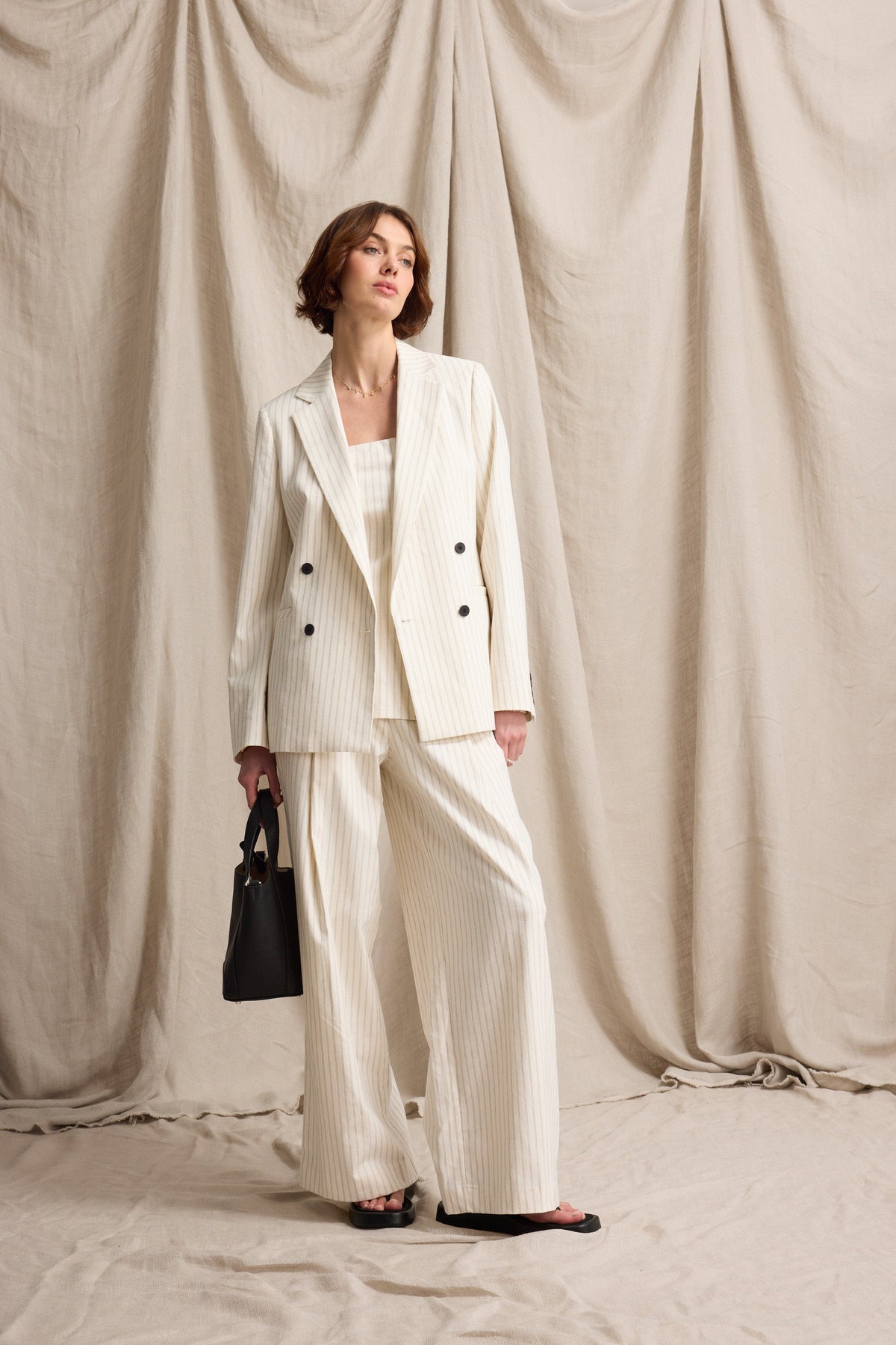 Jade Linen Blend Pants