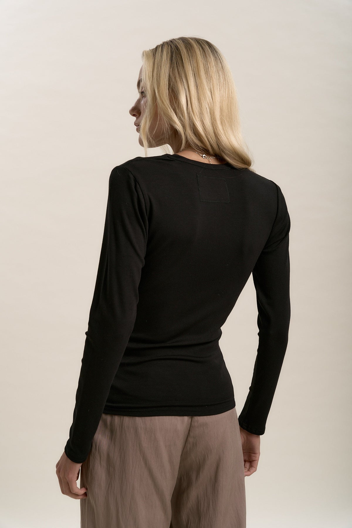 Elementary Basics Long Sleeve Rib Tee