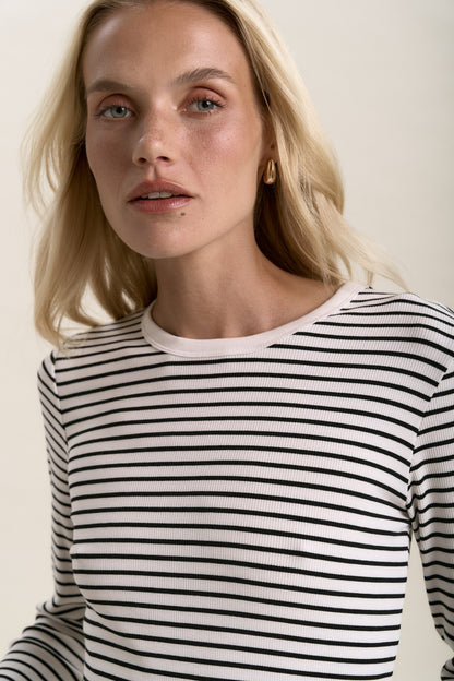 Elementary Basics Long Sleeve Rib Tee