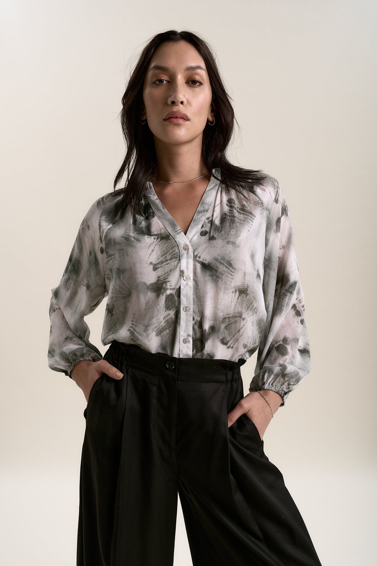 Eliana V Neck Top