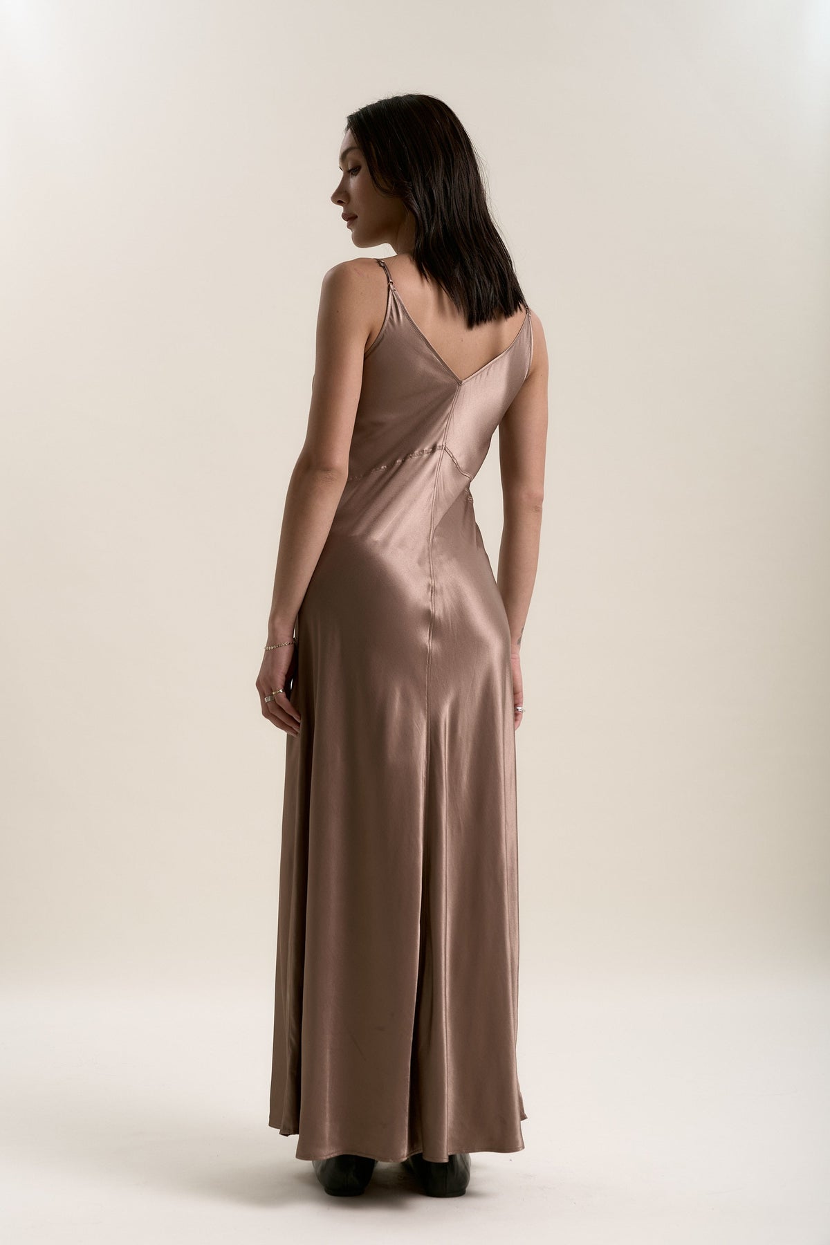 Ruby Satin Maxi Slip Dress