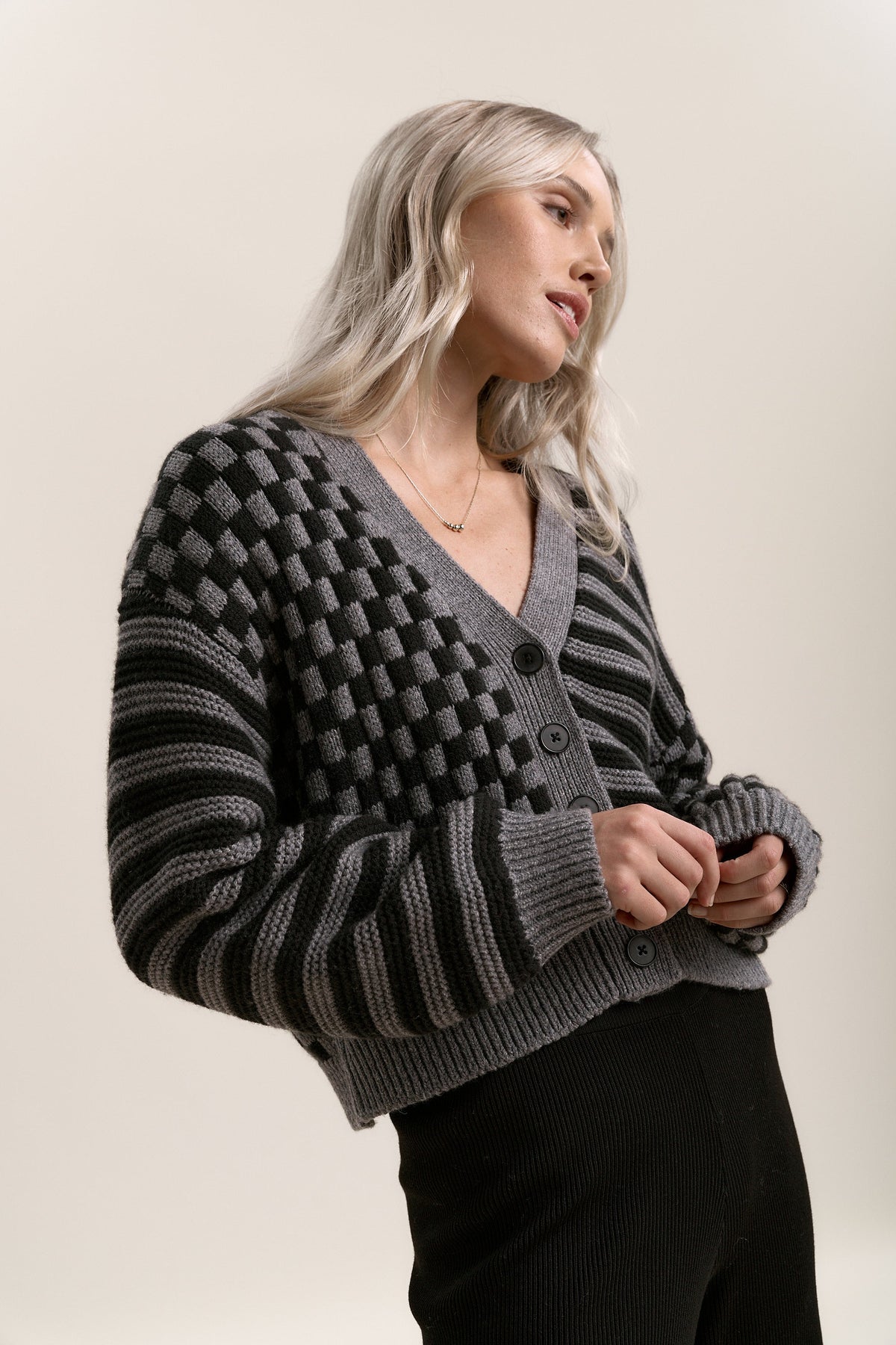 Alice Knit Detail Cardigan