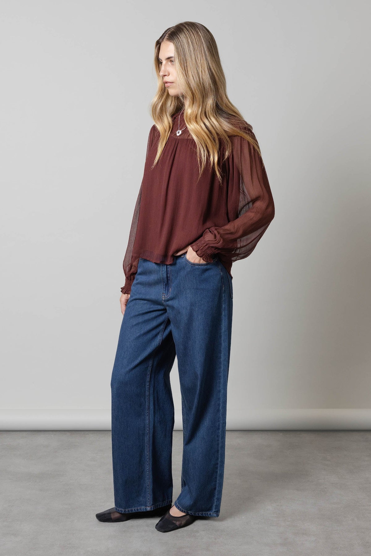 Gemma Gather Detail Top
