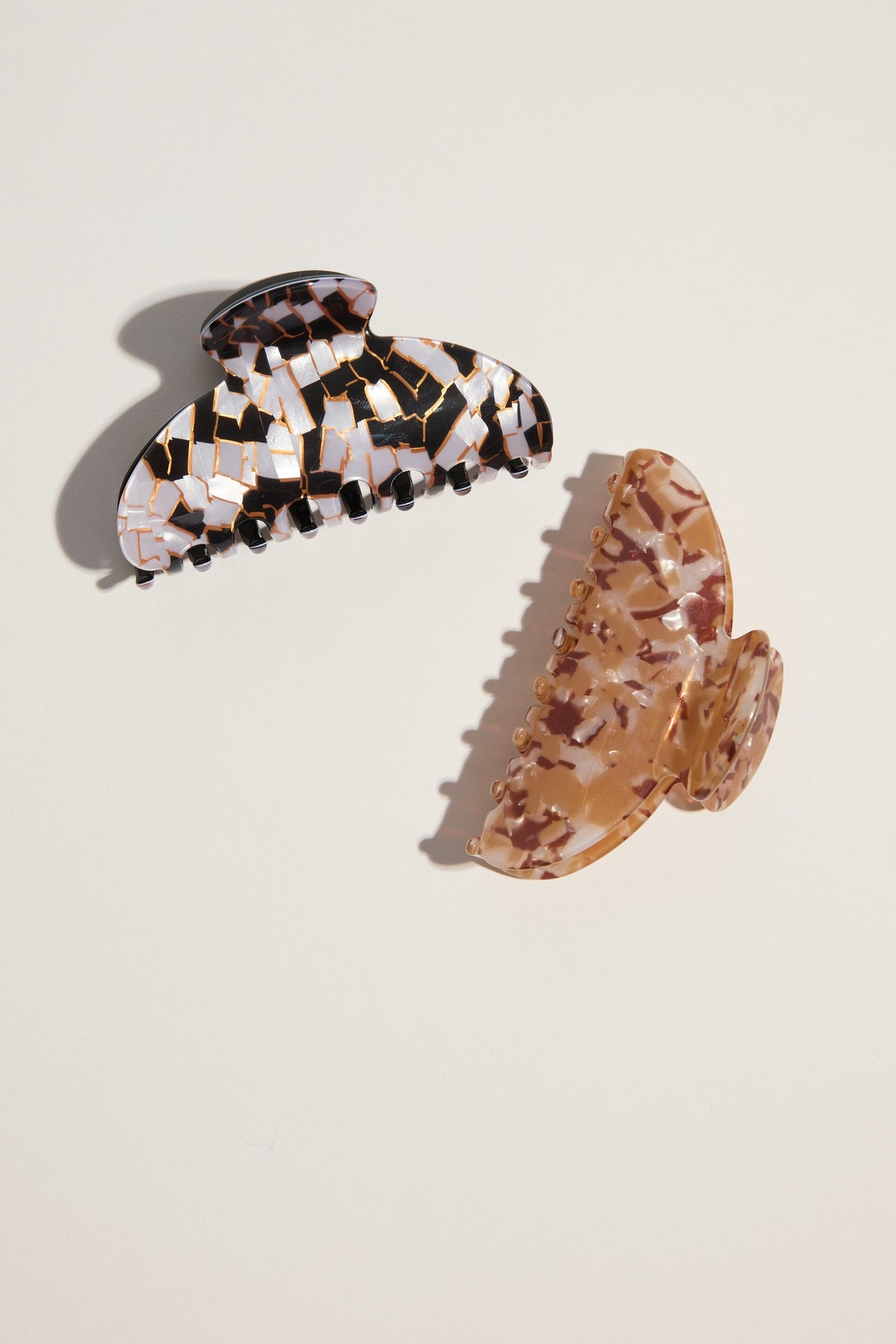 2 Pk Medium Hair Claw