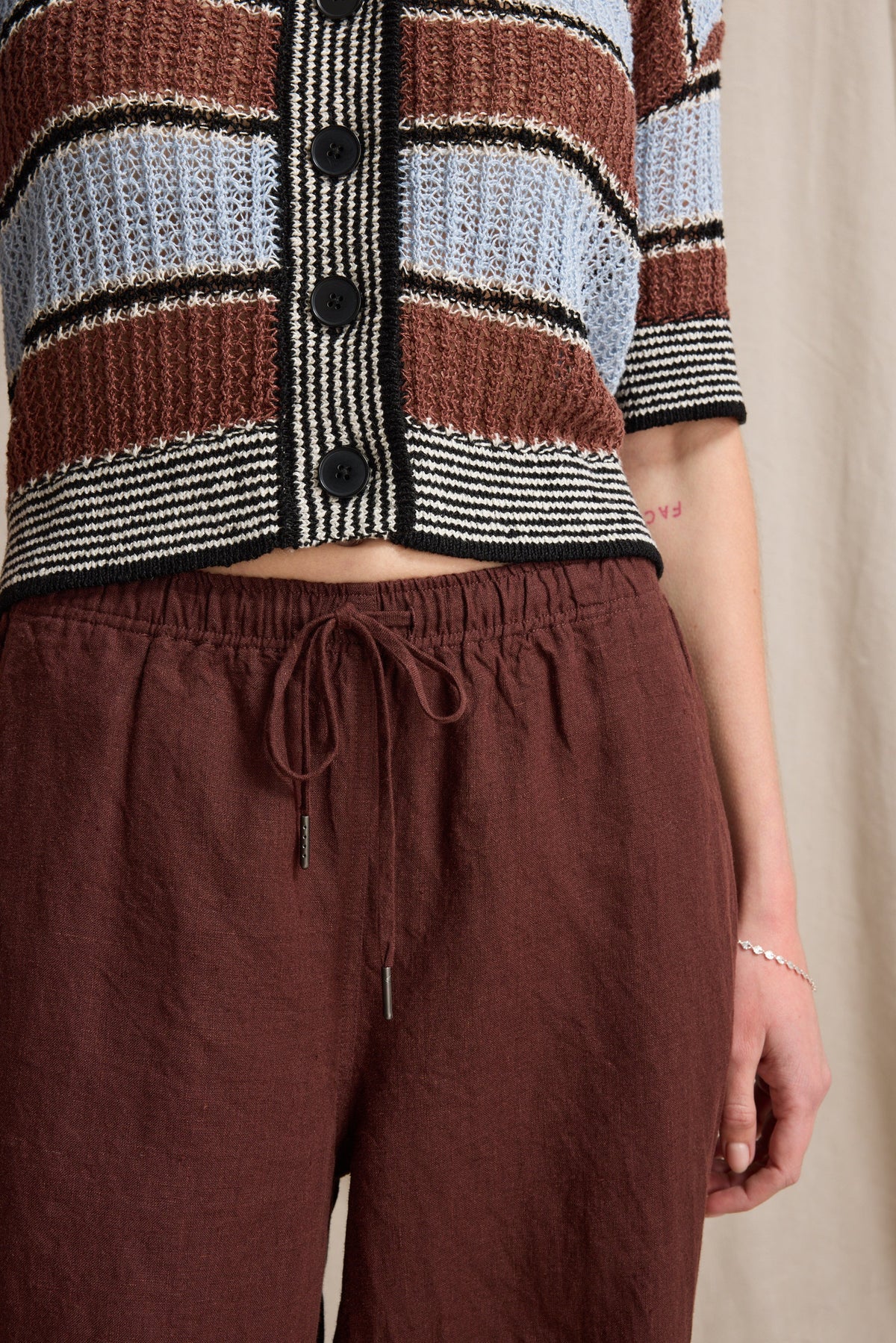 Elementary Wide Leg Linen Pants