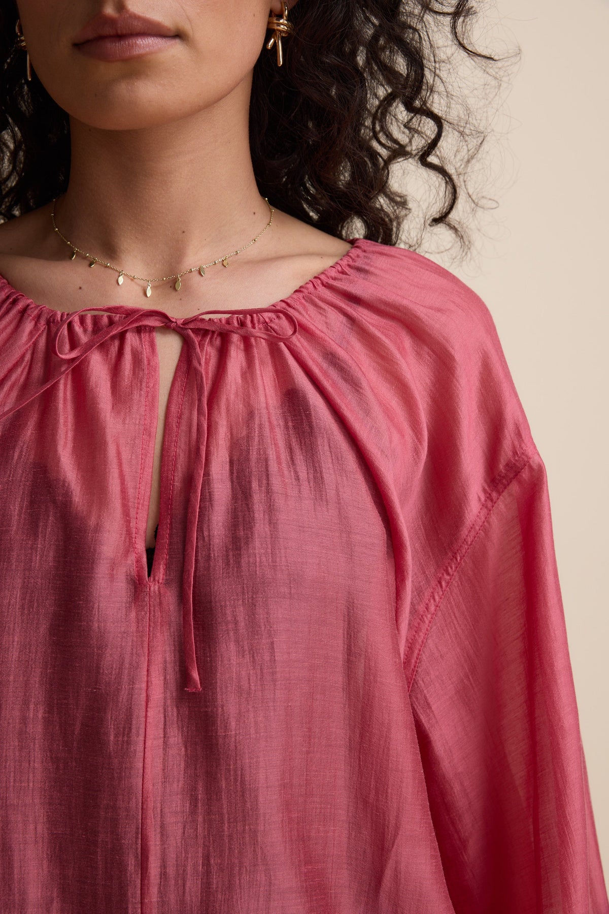 Abigail Tie Neck Blouse