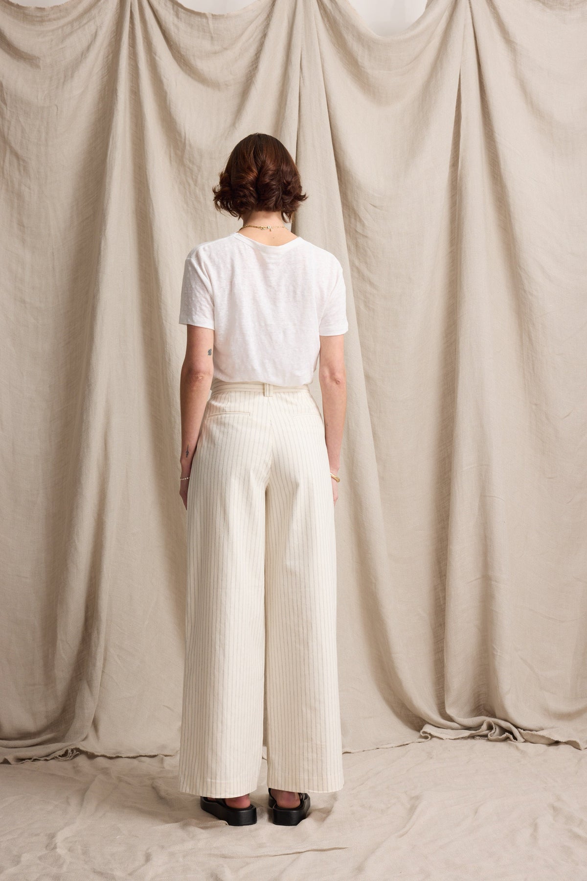 Jade Linen Blend Pants