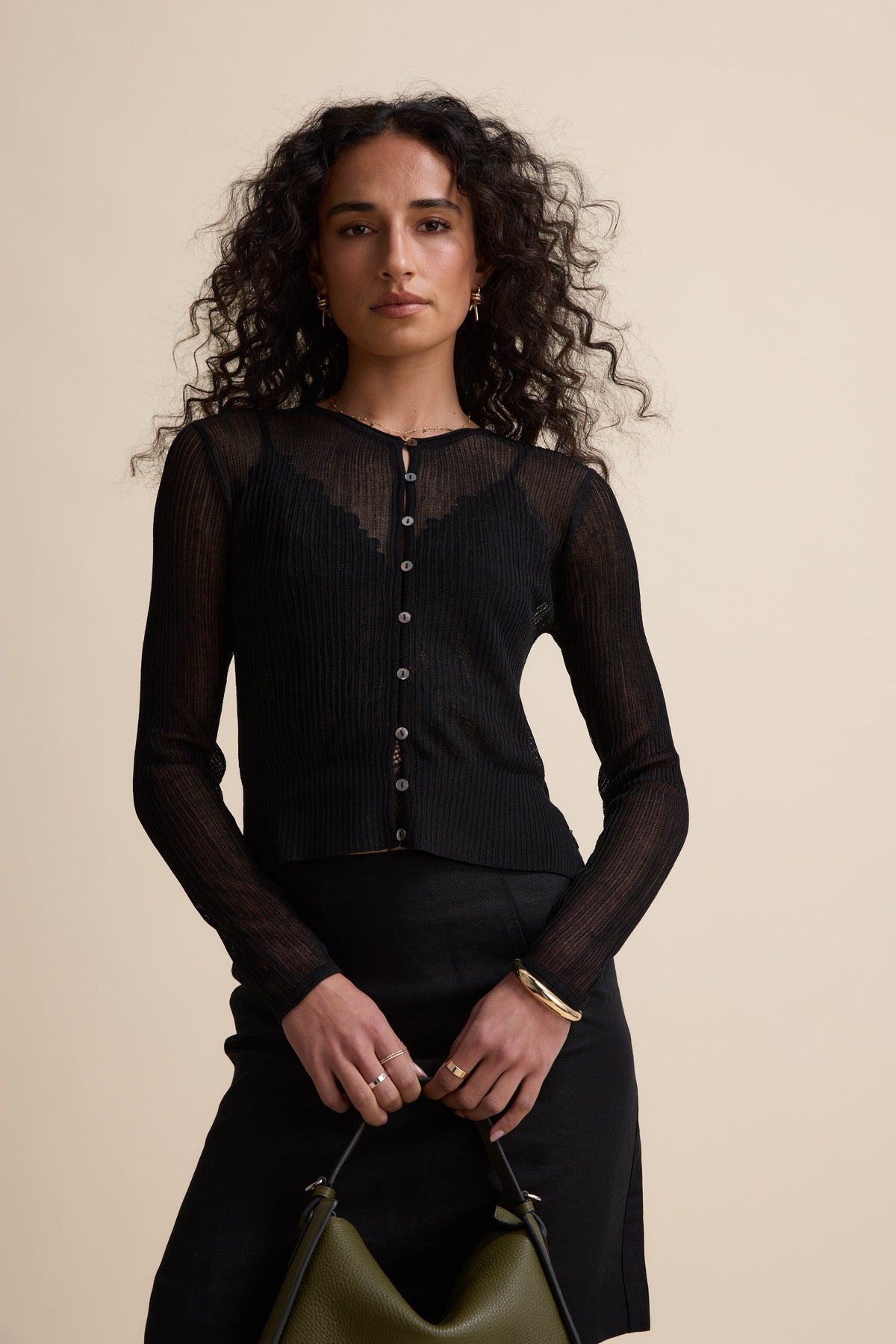 Eden Sheer Knit Cardigan