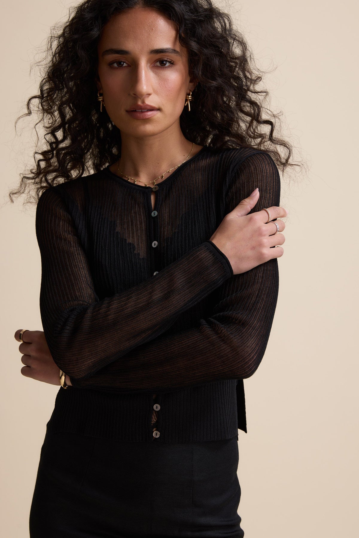 Eden Sheer Knit Cardigan