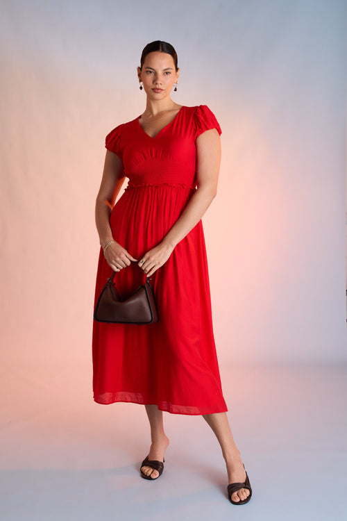Daisy Cap Sleeve Dress