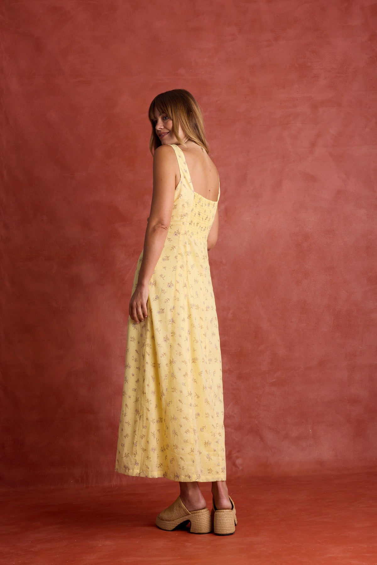 Cece Panelled Midi Dress