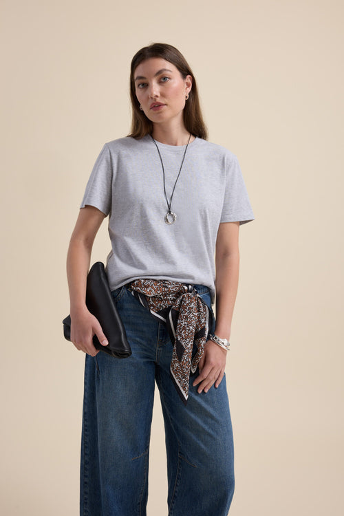 The Good Earth Cotton Crew Tee
