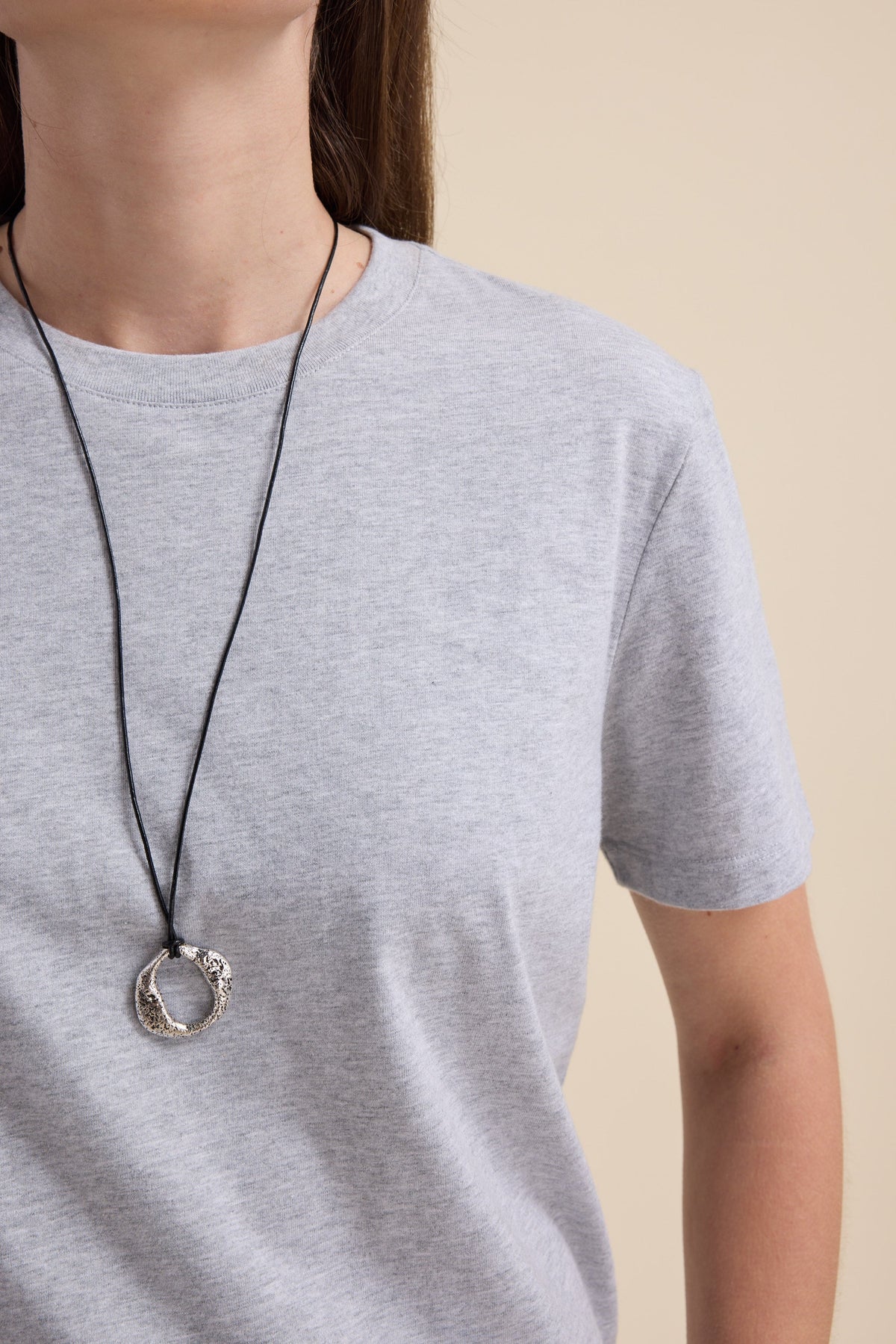 The Good Earth Cotton Crew Tee