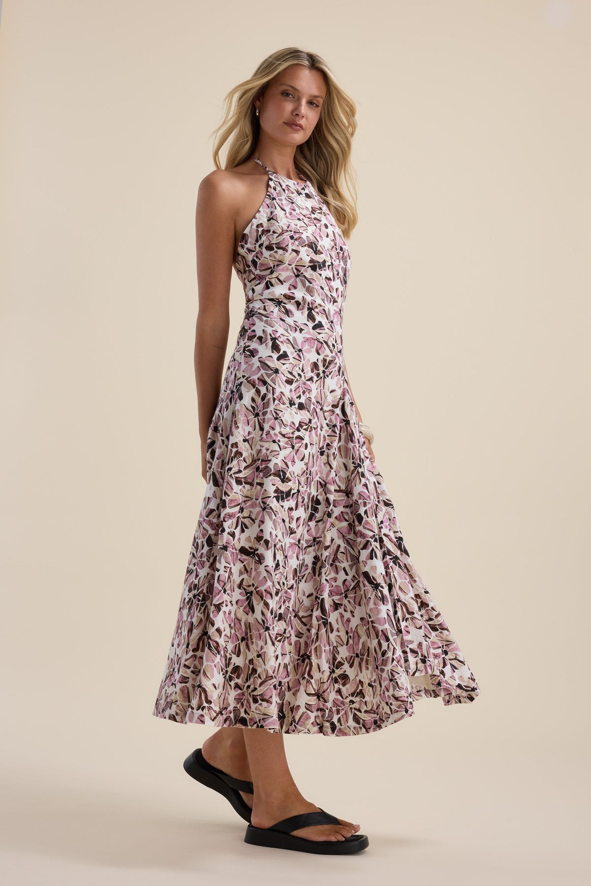 Jasmine Halter Neck Dress