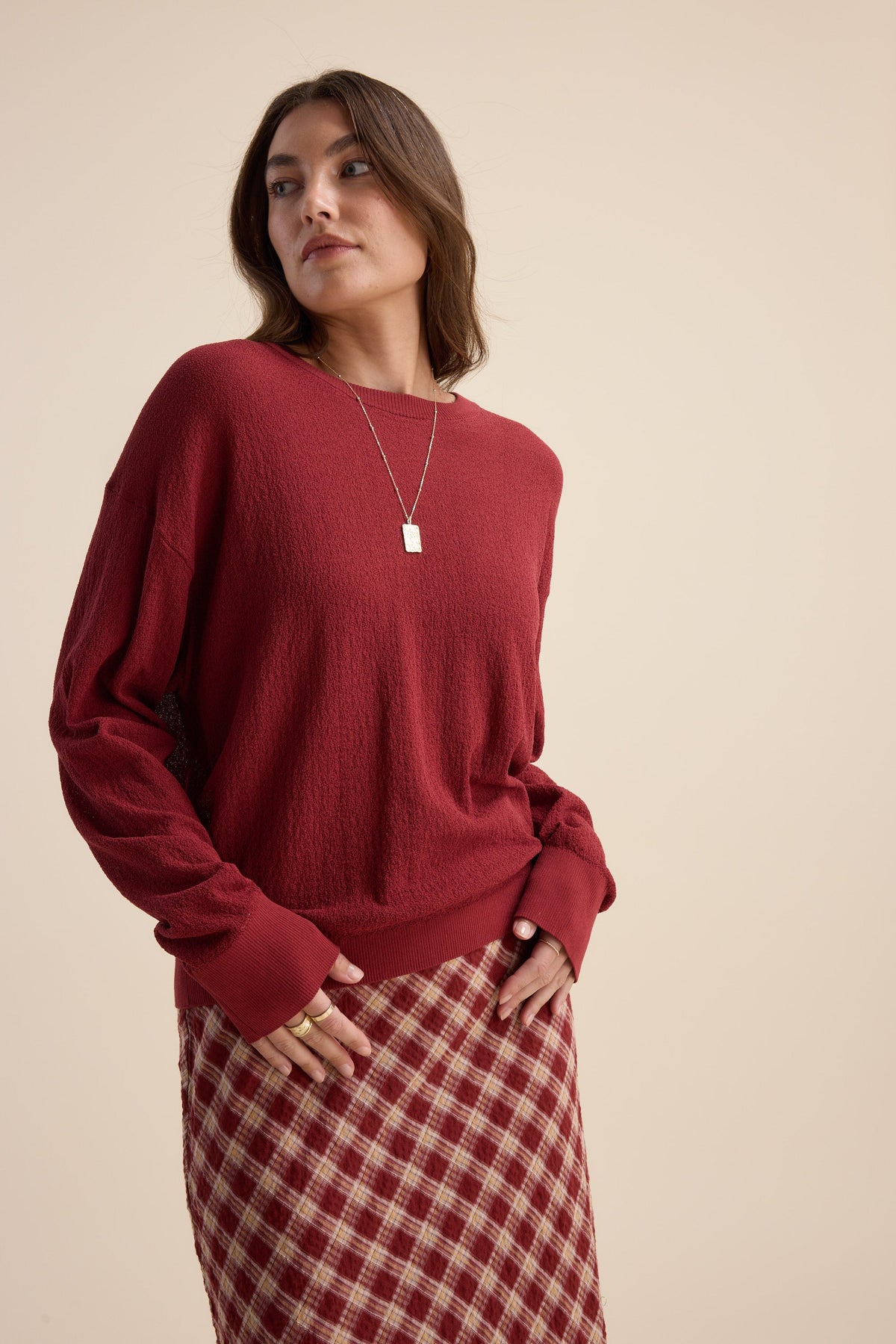 Oliver Textured Fine Knit Sweater