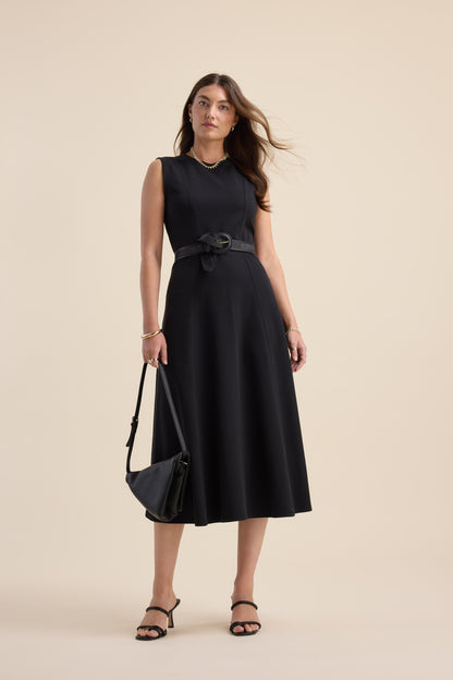 Elementary Sleeveless Midi Dress
