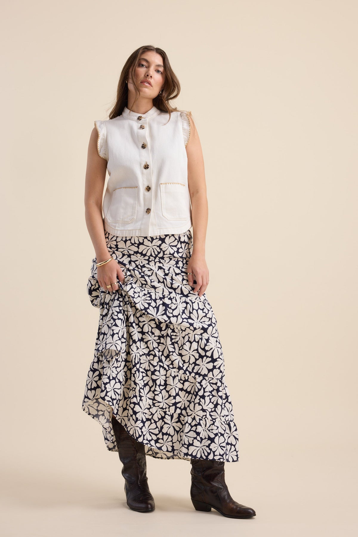 Elementary Tiered Skirt