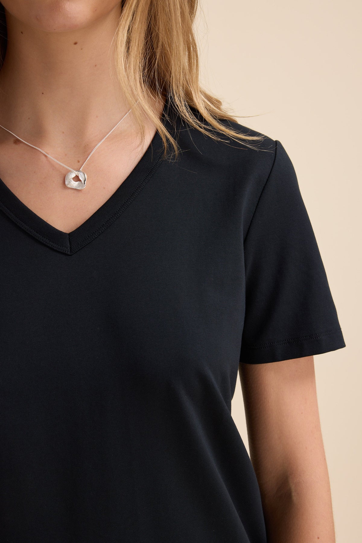 The Perfect Short Sleeve V Neck Tee