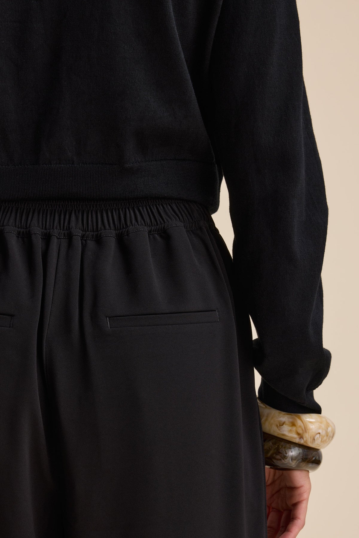 The Easy Care Wide Leg Crop Pants