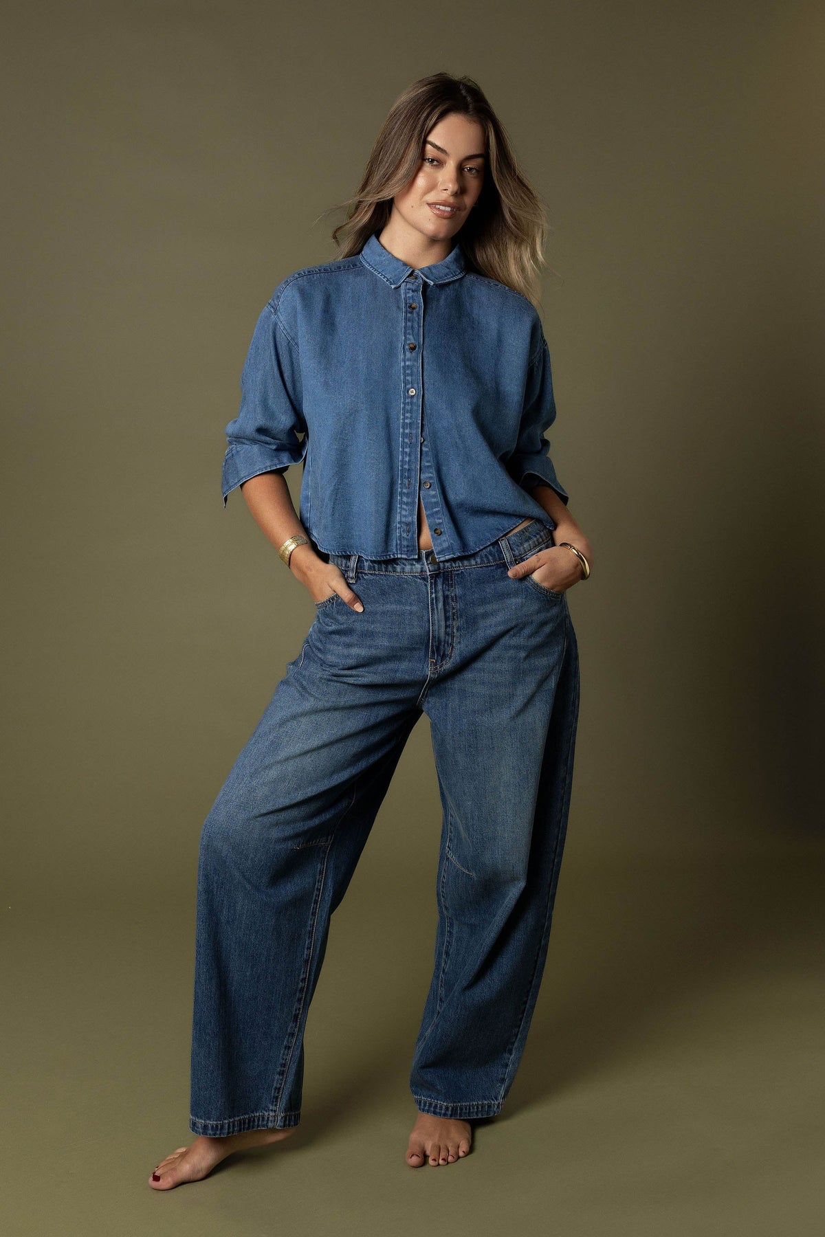The Barrel Leg Jeans
