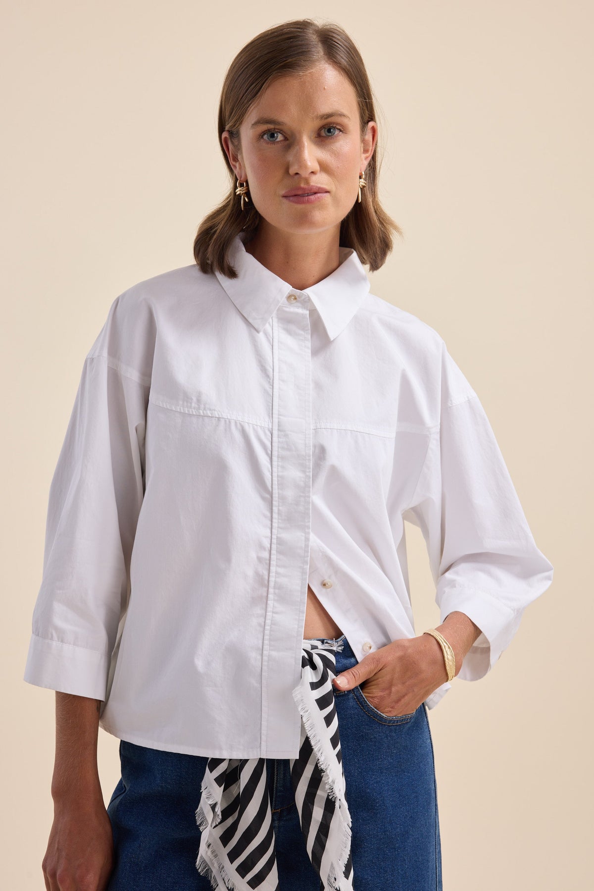 Elementary Yoke Detail Shirt
