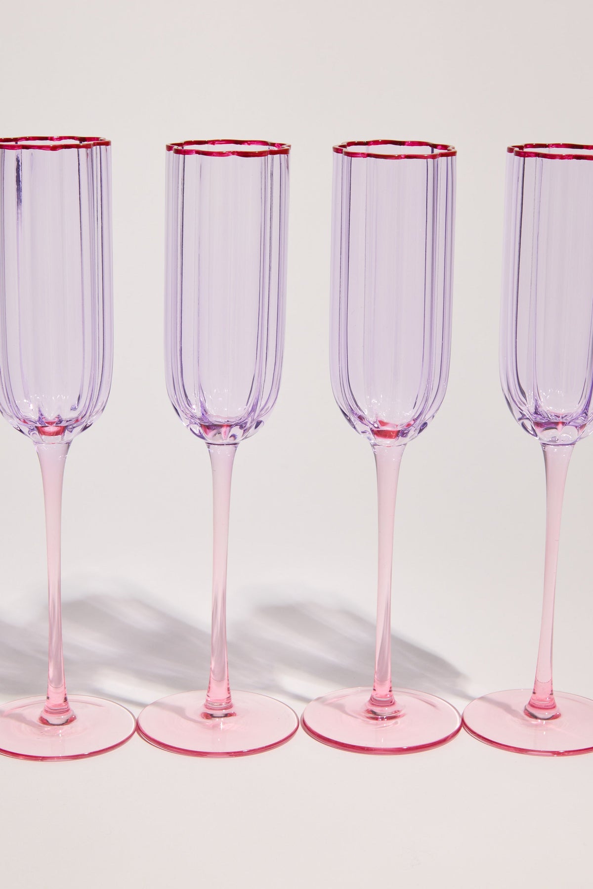 Homelab Petal Champagne Flute Set