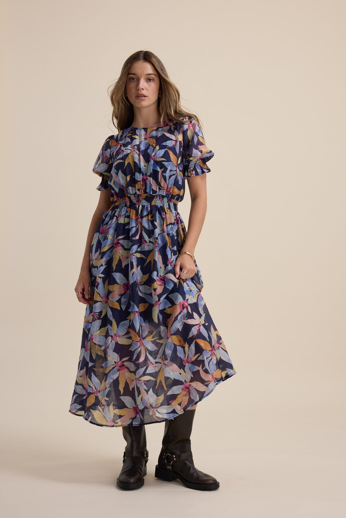 Ava Gather Waist Dress
