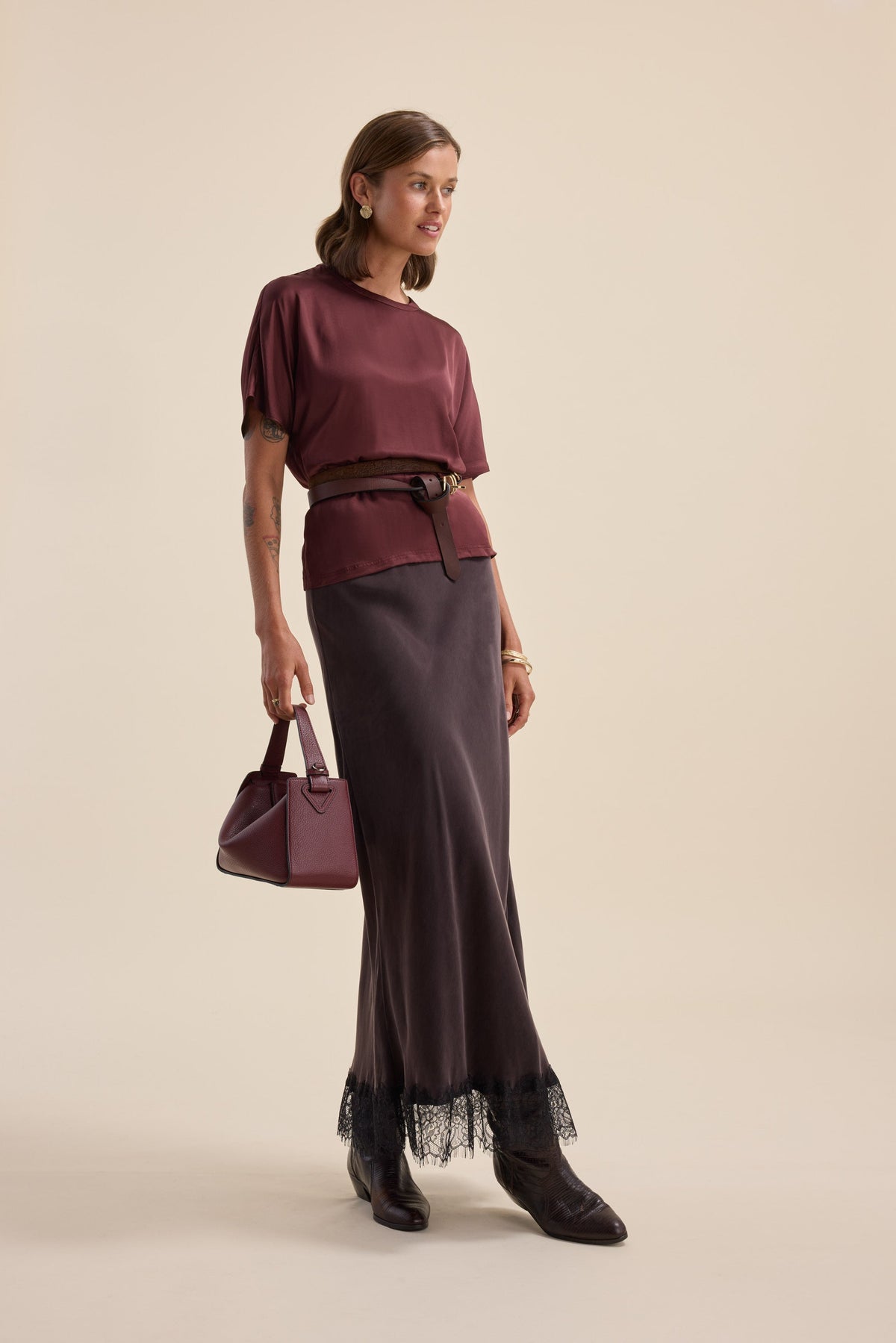 The Satin Shell Top