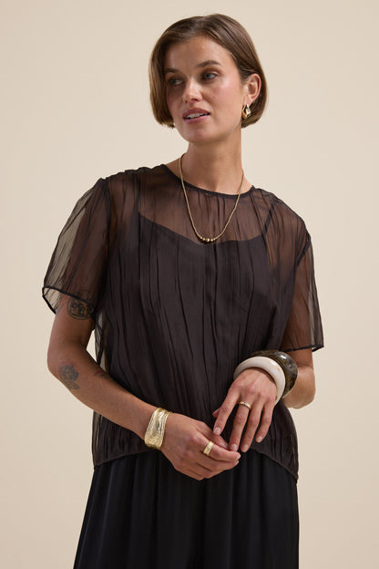 Cass Sheer Top