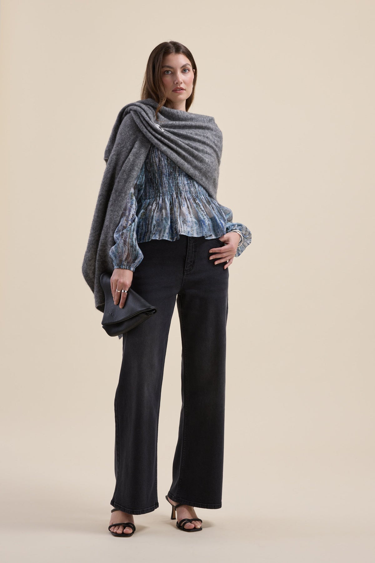Mitch Shirred Top