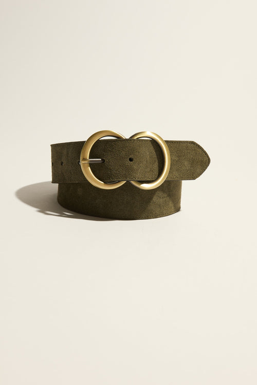 Dida Suede Double Oval Belt