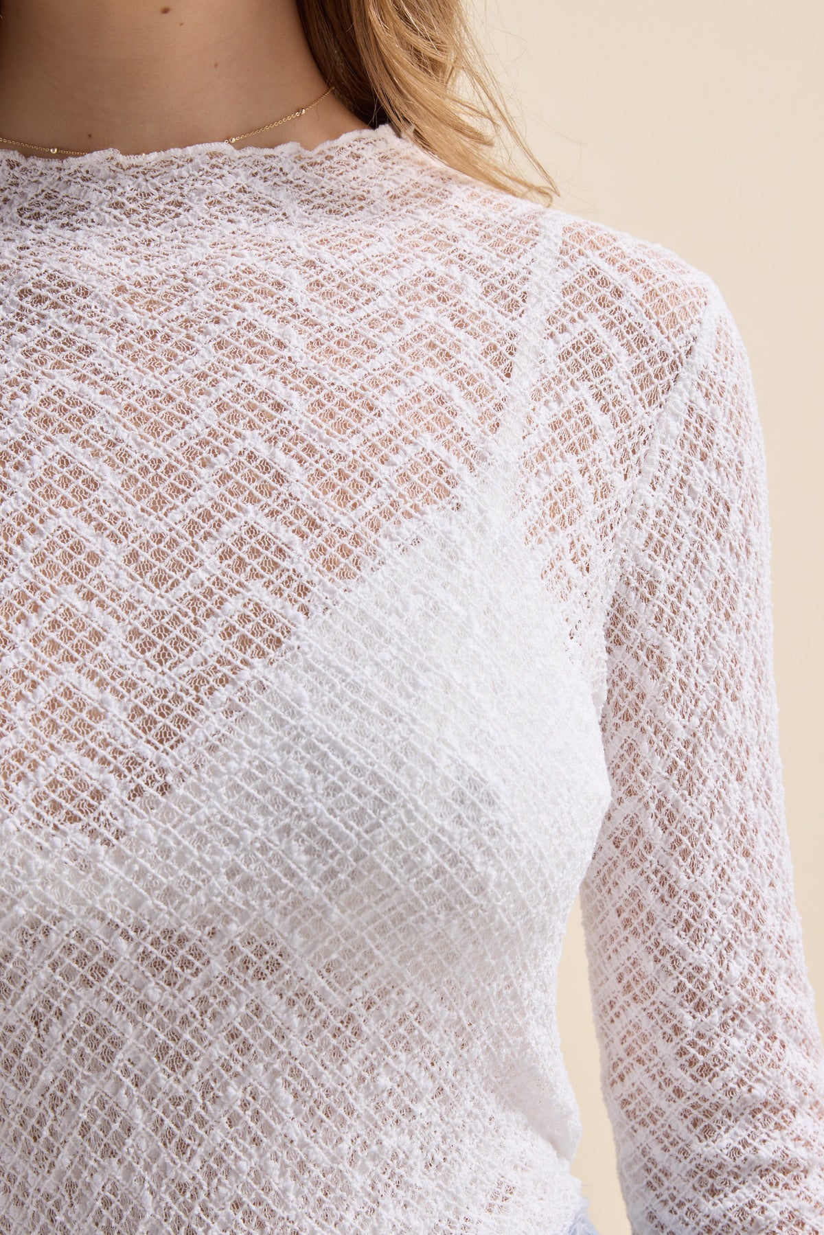 Indiana Lace Long Sleeve Tee