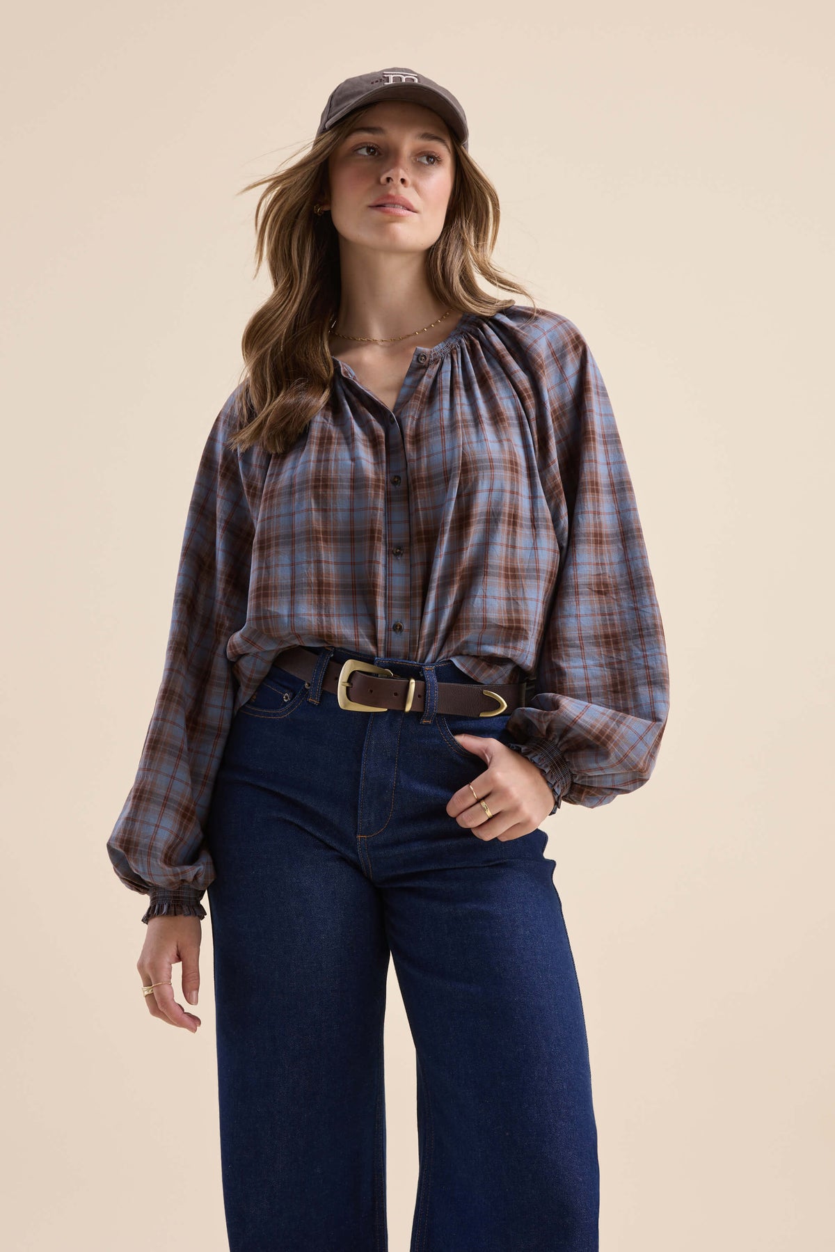 Sutton Button Front Blouse