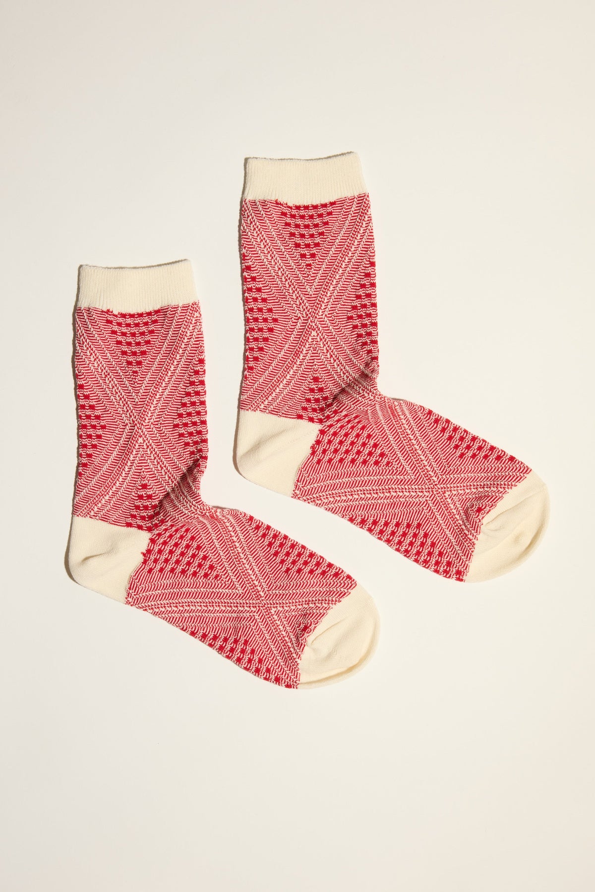 Maggie Geo Crew Socks