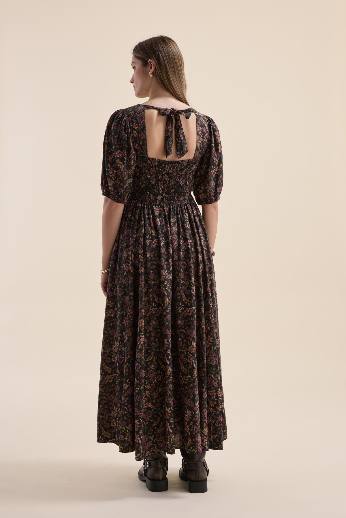 Elementary Shirred Bodice Dress