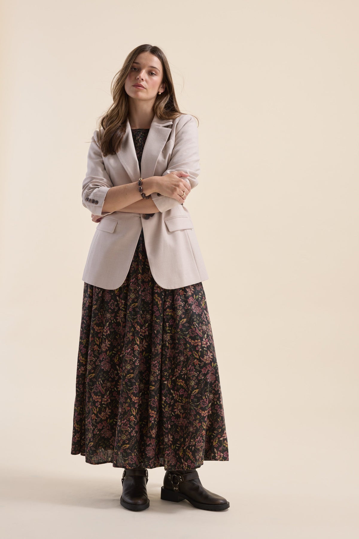 Elementary Shirred Bodice Dress