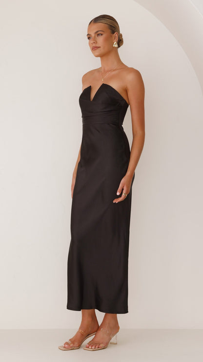Valerie Maxi Dress - Black