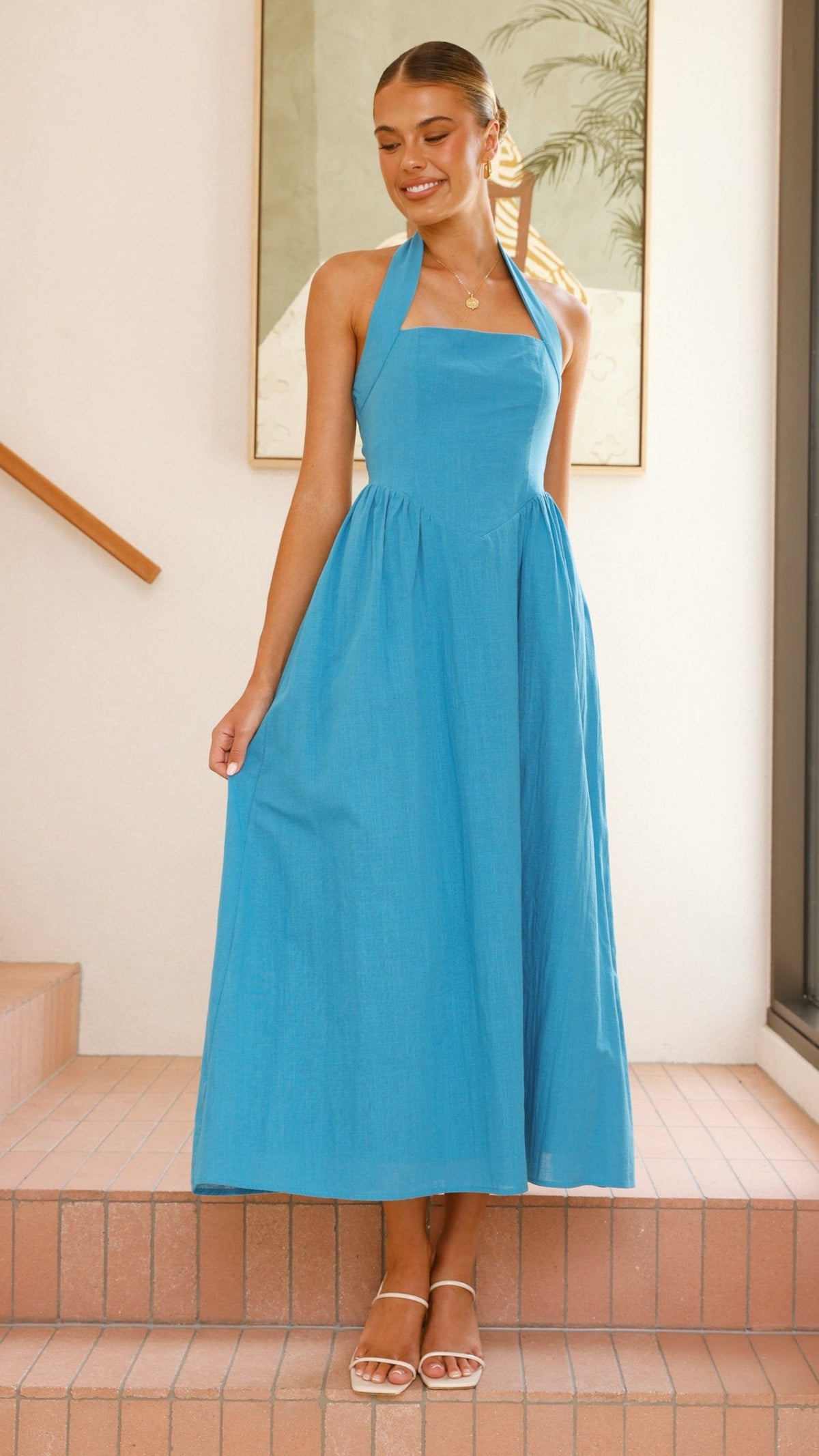 Caden Maxi Dress - Cobalt Blue