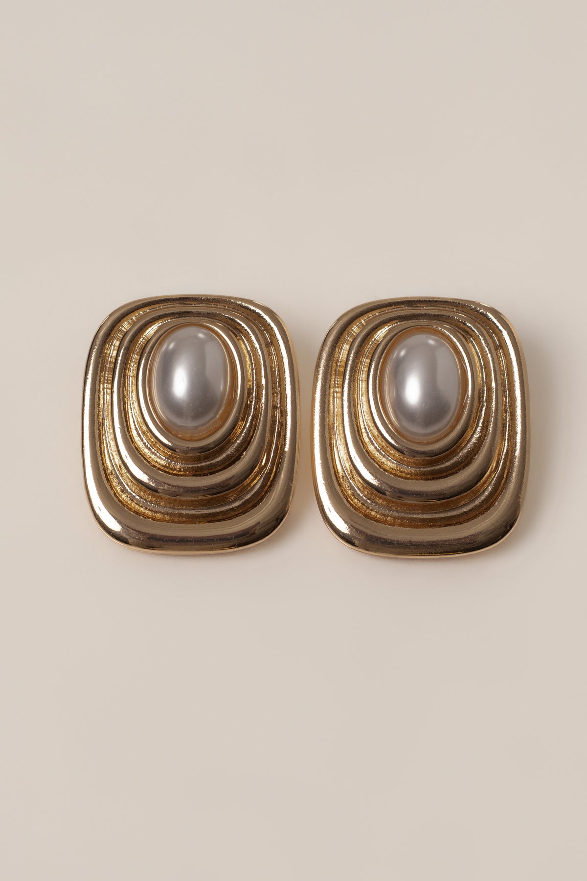 Gold Katalia Pearl Earrings