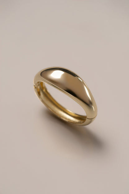 Gold Nellie Hinge Bracelet