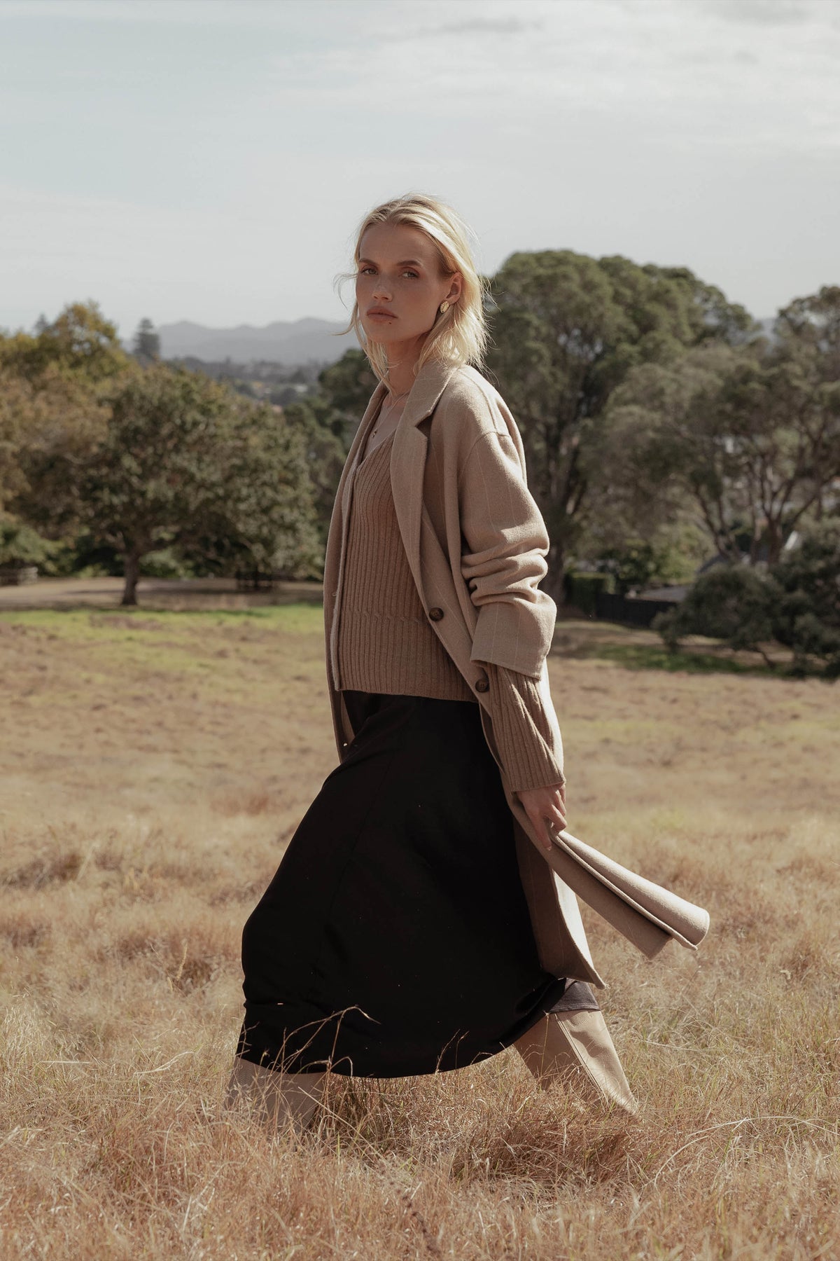 Elementary Cashmere Blend Cardigan
